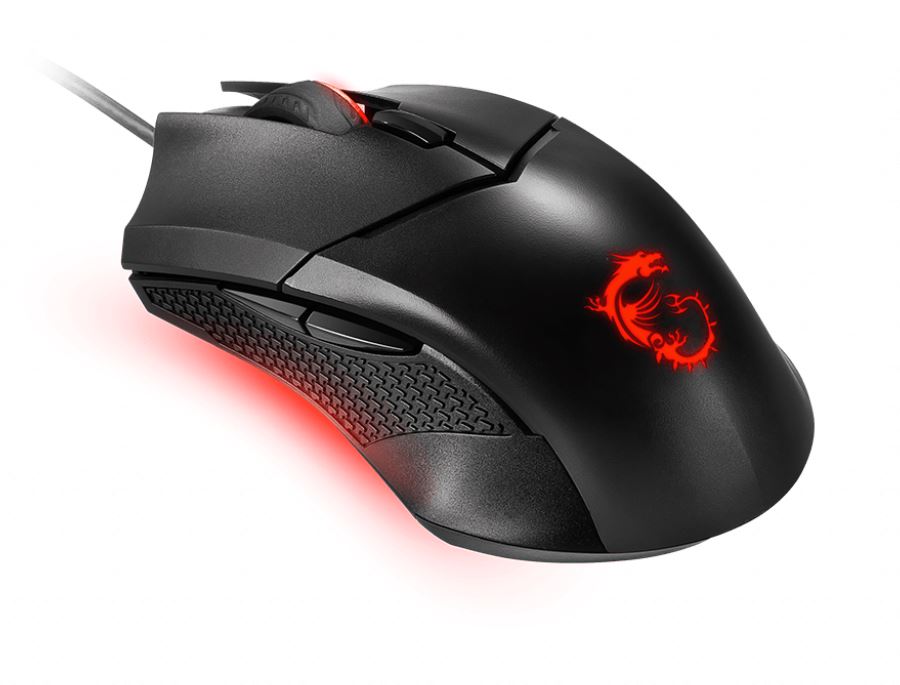 MSI Clutch GM08 - Optical Mouse / 1000Hz / 1600 dpi / Black