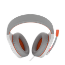 Meetion MT-HP021 Gaming Headset - 3.5mm Audio / USB RGB / White + Orange