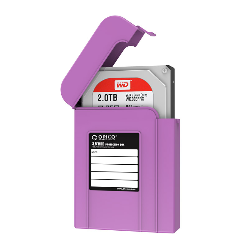 ORICO PHI35-V1-PU - 3.5&quot; HDD Protection Box /  Purple