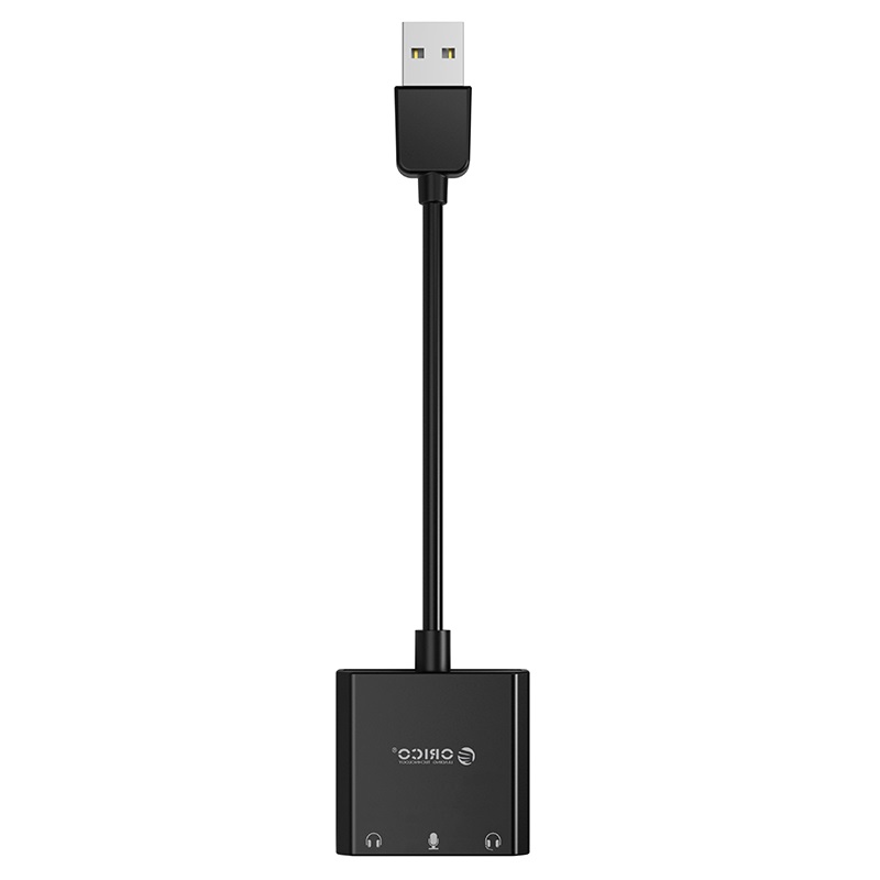 ORICO SKT3 USB Sound Adapter - Mic &amp; Headset / Black