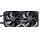 EVGA 240 Cooling System  - Led RGB / 1 x 120mm Fans / Socket LGA115X, 12XX, 20XX, AMD / Black  