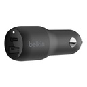 Belkin CCB003BTBK Boost Charge - Auto Charge / Fast Charge / USB-C + USB-A / 32W / Black 