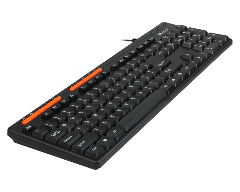 Meetion K600M USB Multimedia Keyboard - Black