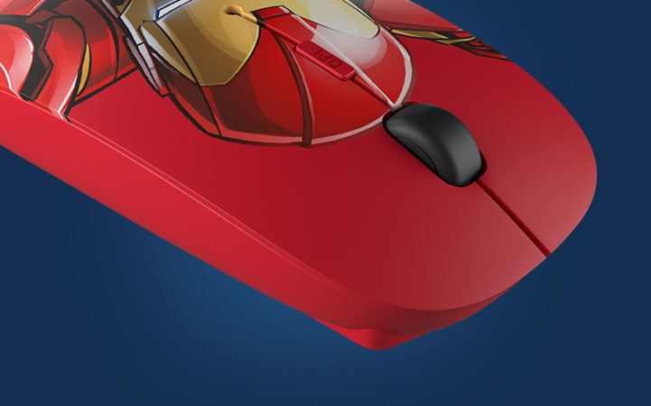 Xtech Marvel Iron Man - Mouse / USB / Especial Edition / Red
