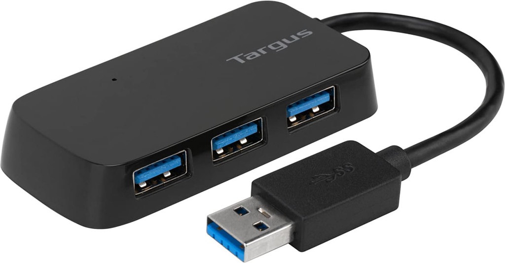 Targus ACH124US - USB3.0 Hubs 4-ports - Black 