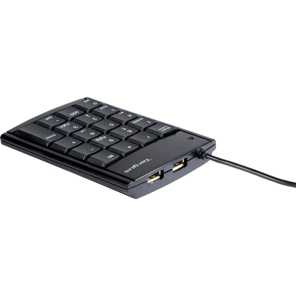 Targus PAUK10U - Numeric Keypad with USB Hub / Black