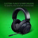 Razer Kraken Wired Gaming Headset / USB / Black