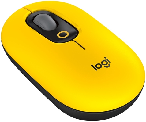 Logitech 910-006543 Wireless Mouse POP / Bluetooth / 2.4GHz / Yellow