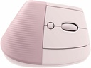 Logitech Lift Vertical Wireless Mouse/ Ergonómico / 2.4GHz / Pink