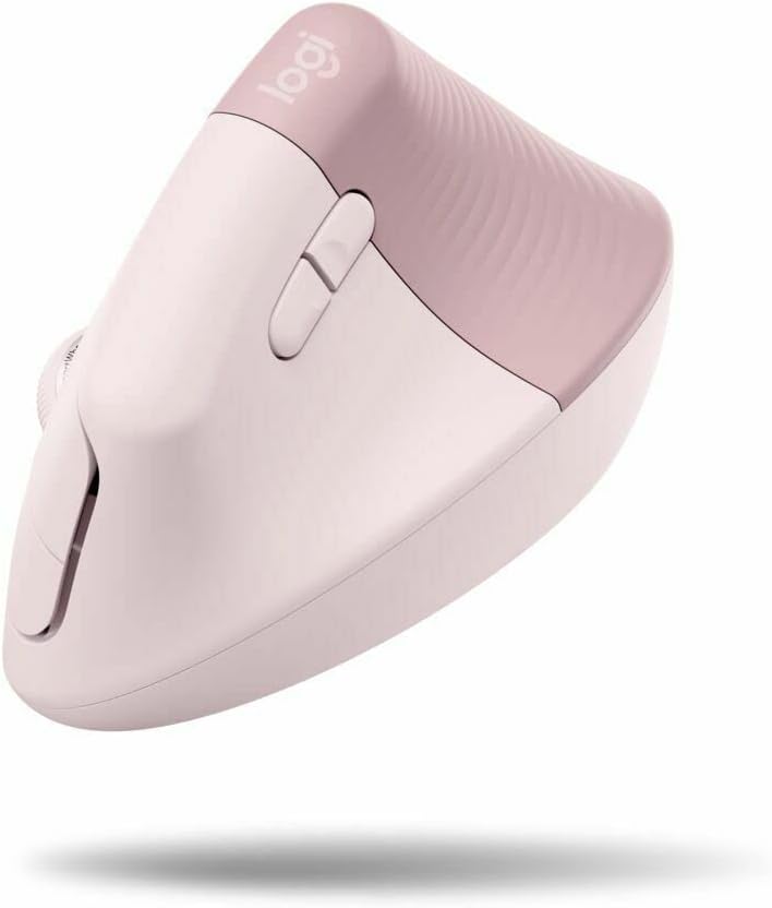 Logitech Lift Vertical Wireless Mouse/ Ergonómico / 2.4GHz / Pink