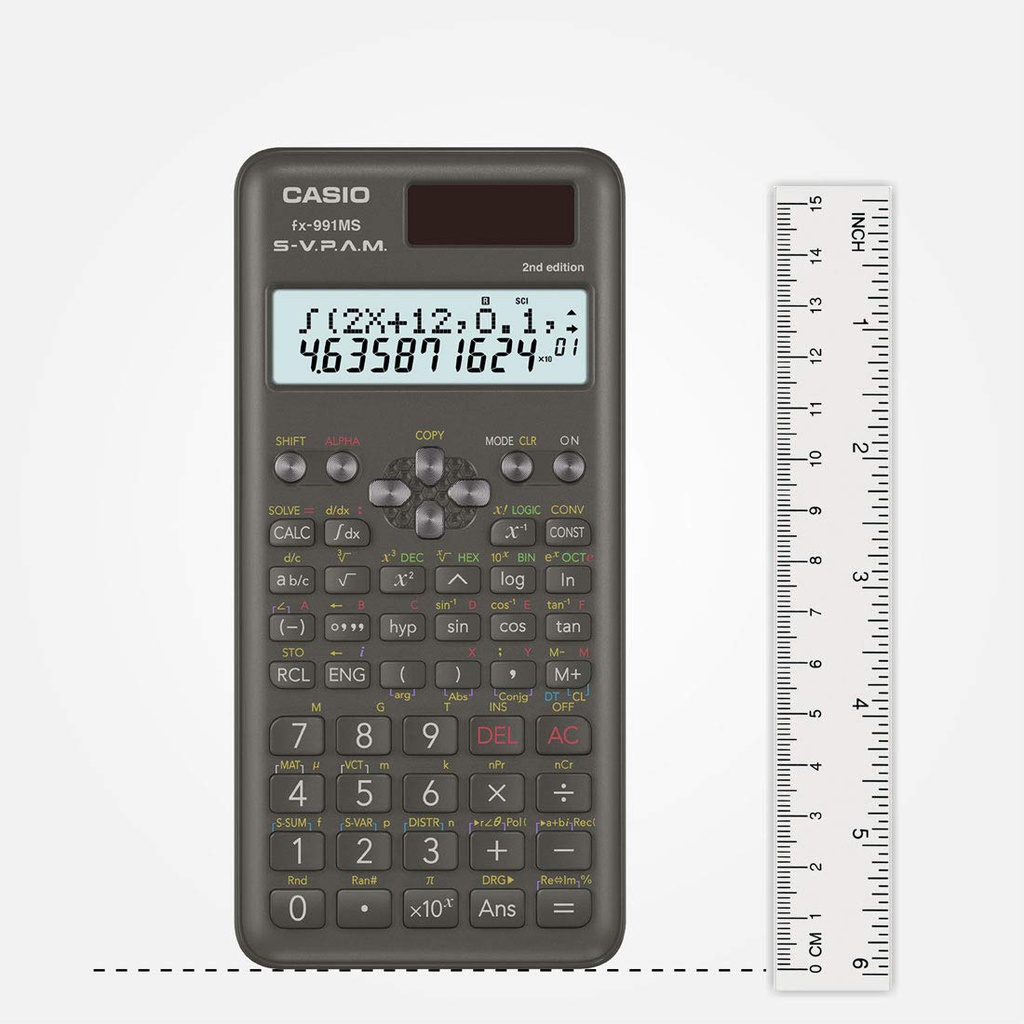 Casio Fx-991MS Scientific Calculator / 401 Function / Black