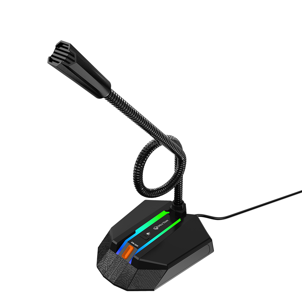 Meetion MC15 - Gamers Microphone USB - RGB / Black