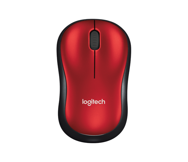 Logitech 910-003635 Wireless Mouse M185 / 2.4GHz / Red