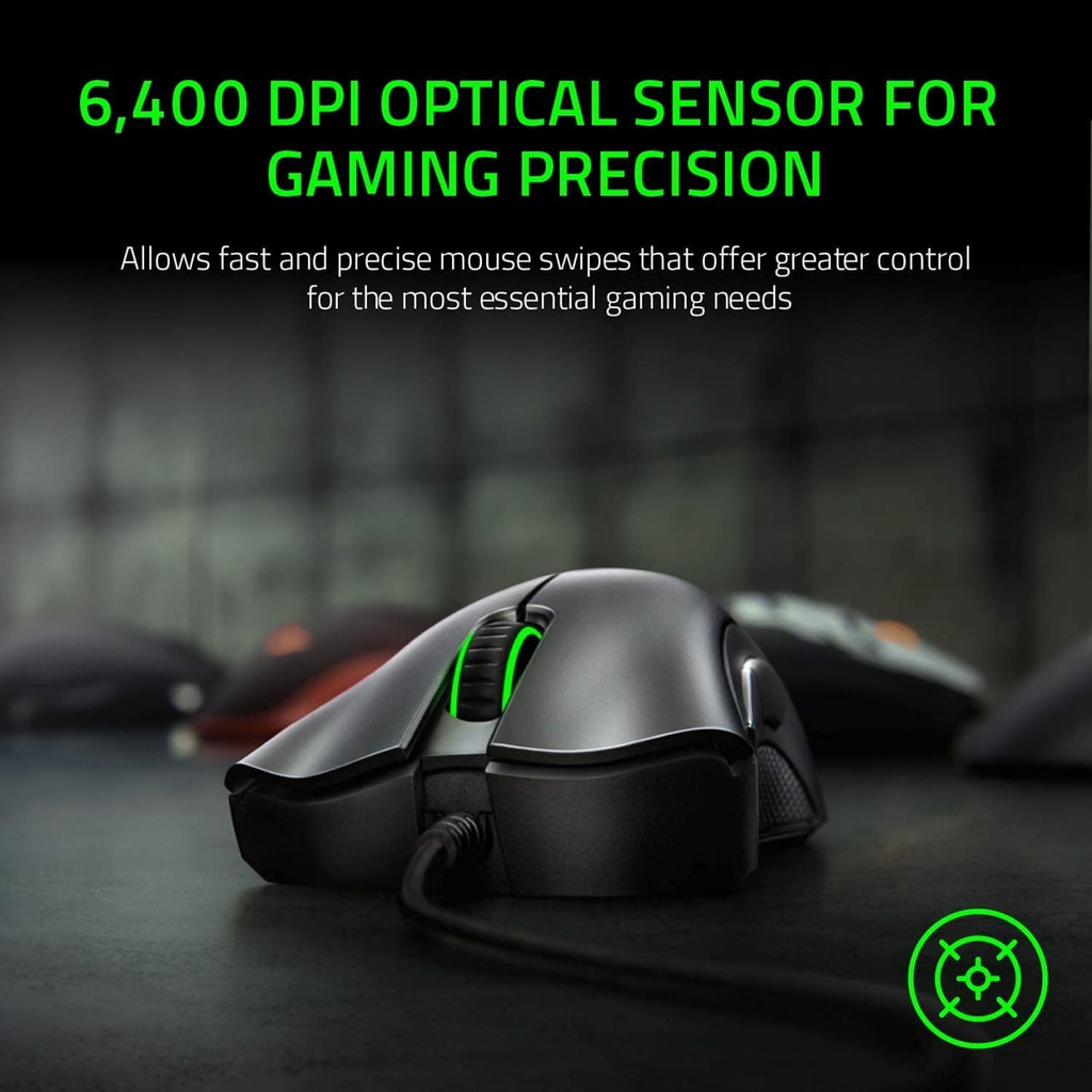 Razer DeathAdder Essential - Ergonomic Gaming Mouse / USB / Black  