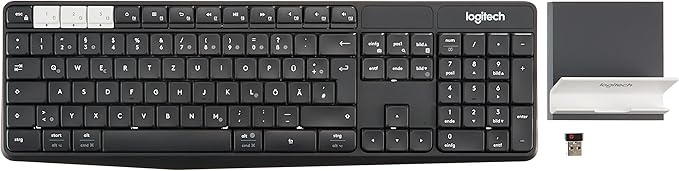 Logitech K375S - Wireless Keyboard / USB / English / Black