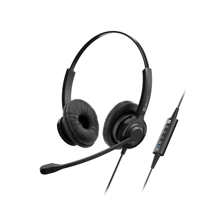 Klip KCH911 VoxPro-S Stereo Business Headset / USB / Black