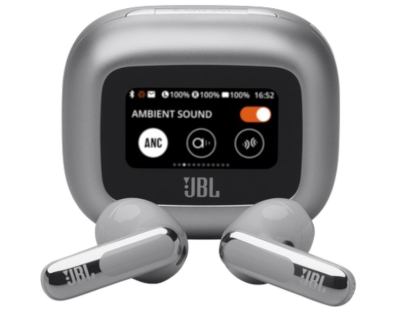 JBL LIVE Flex 3 - Bluetooth / Wireless / Pure Bass / 30h Bateria / Silver