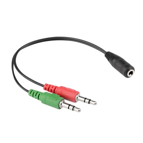 Generic &quot;Y&quot; Adapter Cable 3.5mm Female to Double 3.5mm Male