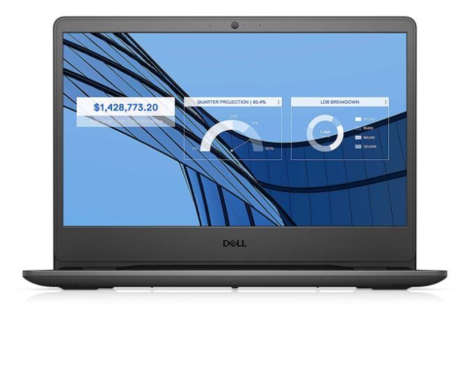 Dell Vostro 3401 Laptop - Core i3 1005G1 - 1.2 GHz  / 8GB RAM / 1 TB HDD/ 14&quot; /  RJ45 GLAN / Win 10 Pro 64 bits