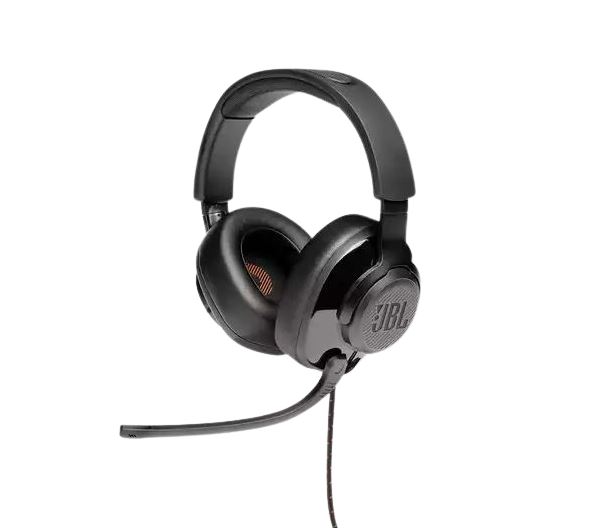 JBL  Quantum Q300 Auriculares Gamer -  Quantumsurround / 7.1 / 3.5mm / Adaptador de Audio USB / Negro