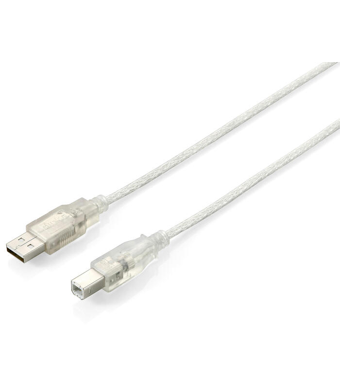 Generic USB Printer Cable - 1.5m / Transparent