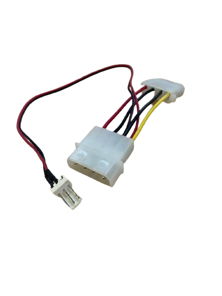 Genérico Cable adaptador para Abanico - conector Molex de 12V a 3 Pines