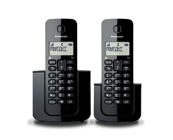 Panasonic KX-TGB112 Wireless Digital Phone Dual Headset - Black