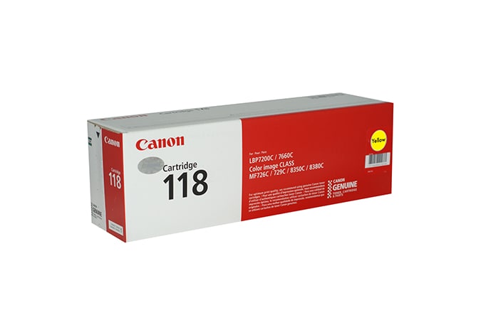 Canon 118 Toner Cartridge - Amarillo