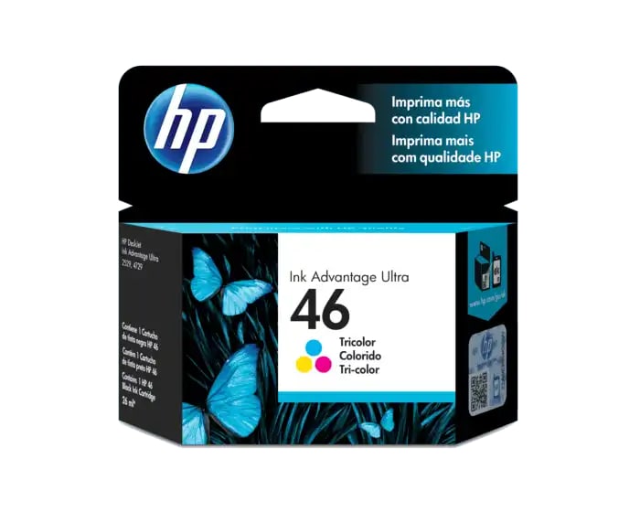 HP #46 TriColor Cartucho de Tinta  para DesignJet Advantage Ultra 2529, 4729. 5739