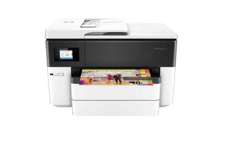 HP OfficeJet PRO 7740 - Impresora Multifuncional / Wide Up To 11X17 (Tabloide)  / USB / RJ-45 / WIFI / Blanca