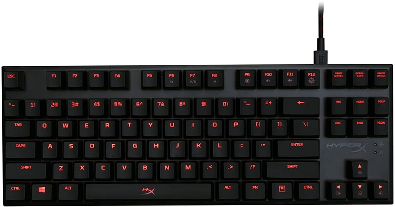 HyperX Allow FPS Pro Teclado Mecánico Gaming - Cherry MX RED / TKL / USB / Español