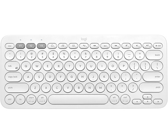 Logitech K380 Teclado Inalámbrico / Bluetooth / Español / Blanco 