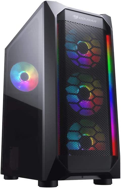 Cougar MX410 Mesh-G Gabinete Gaming / RGB / Negro