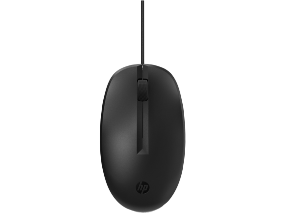 HP 125 Mouse con cable -Negro 