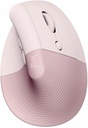 Logitech Lift Vertical Wireless Mouse/ Ergonómico / 2.4GHz / Pink