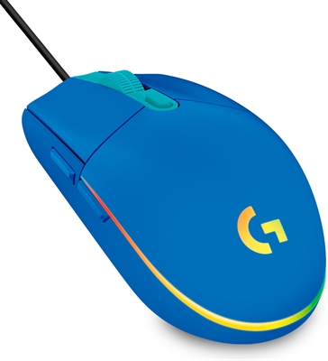 Logitech G203 - LightSync Mouse Inalámbrico para Videojuegos / USB / RGB / Blue