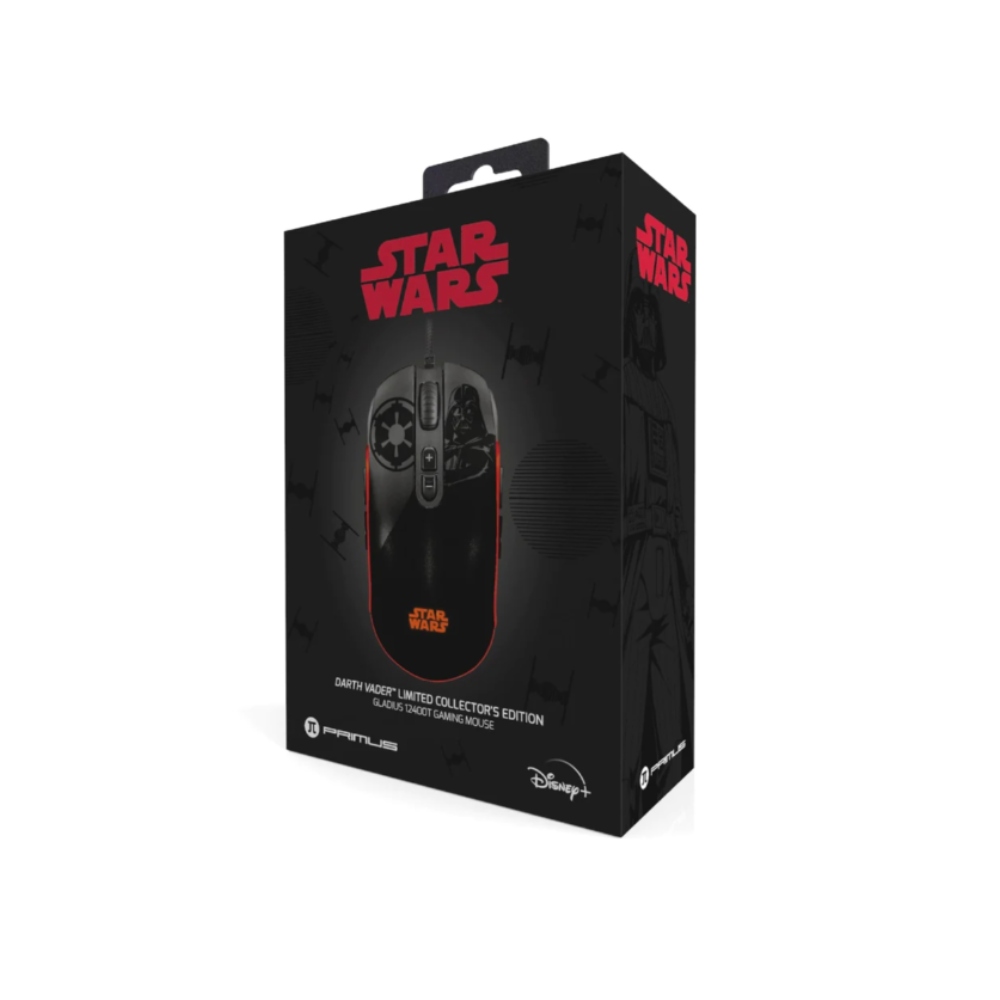 Primus Gladius 12400T Star War Edicion Limitada - Darth Vader - Mouse Gaming / USB / Negro