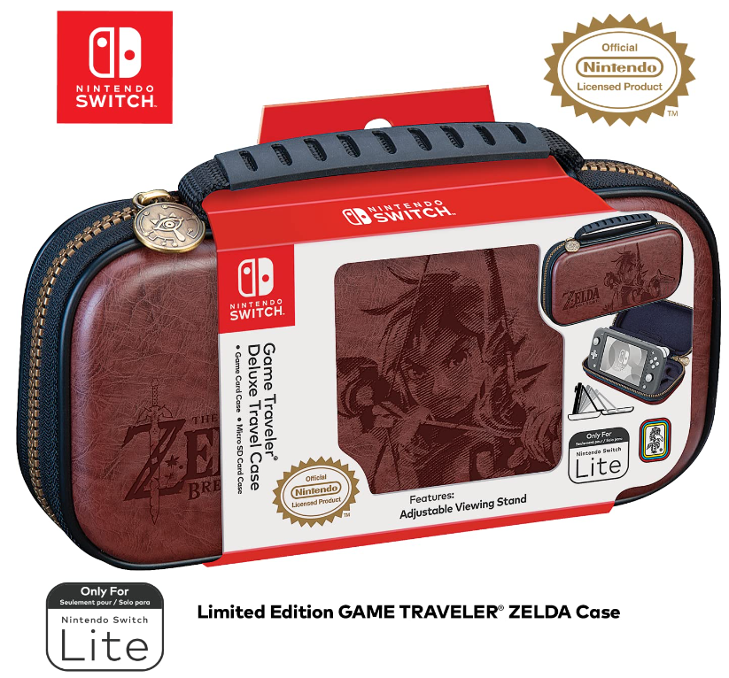 Nintendo Switch Lite Zelda - Estuche Viajero de lujo para Switch Lite Ediciòn Limitada