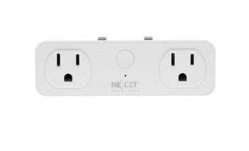 [SMD-PLG-NHPD610-WH-320] Nexxt NHP-D610 - Dual Surge Protector / Wifi / 2 Usb / White