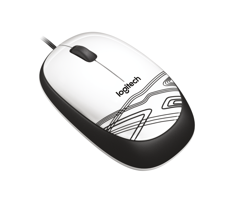 Logitech 910-003138 - Ratón Óptico M105 / Conexión USB / White