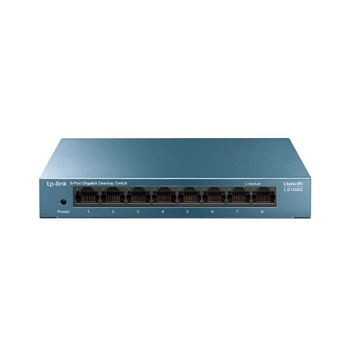 [TPL-NET-SWT-LS108G-GY-320] TP-Link LS108G Switch - 8-Ports / 10/100/1000Mbps