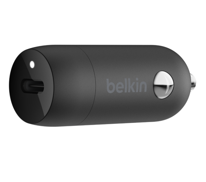 Belkin CCA004btBK Boost Charge - Auto Charge Adapter / USB-C / 30W / Black