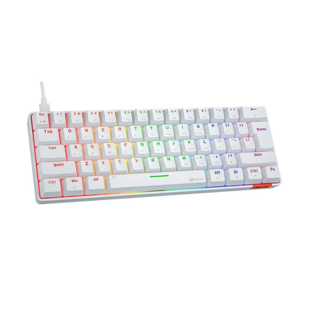 Meetion Hestia MK005 Mechanical Gaming Keyboard 60% - White