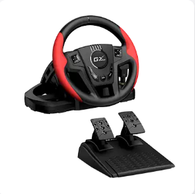 Genius SpeedMaster - Racing wheel with 270˚ vibration and shifting / PC y PS3 / PS4 / Black 