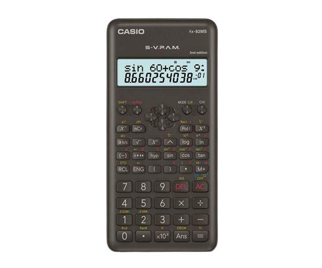 Casio Fx-82Ms Calculator / 240 Functions / Black