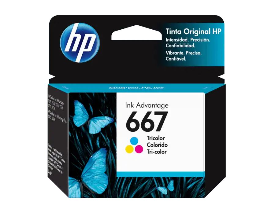 HP 667TC Tricolor Ink Cartridge