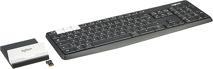 Logitech K375S - Wireless Keyboard / USB / English / Black