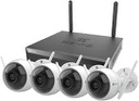 Ezviz Kit X5S NVR Inalambrico de 4-Puertos + 4 Cámaras H3C / HDMI, VGA