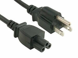 [GNC-MSC-CBL-3PRONG150-BK-121] Generic Cable de Poder para PC tipo trebol - 1.5m / Negro