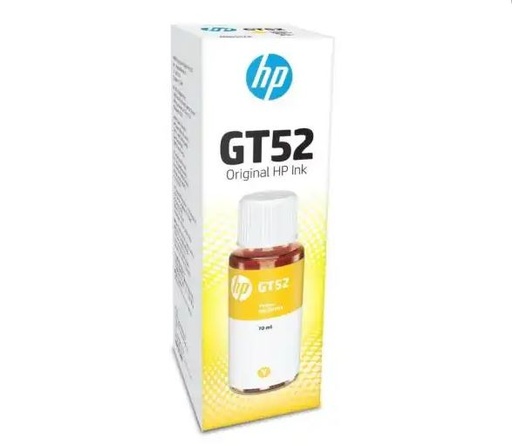 [HPE-PRT-INK-M0H55AL-YE-121] HP GT52 Botella de Tinta  - Amarillo